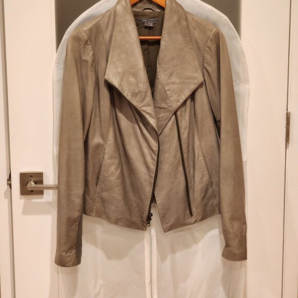 Vince Jackets & Blazers - Excellent  US Large VINCE Leather Biker Jacket Light-weight